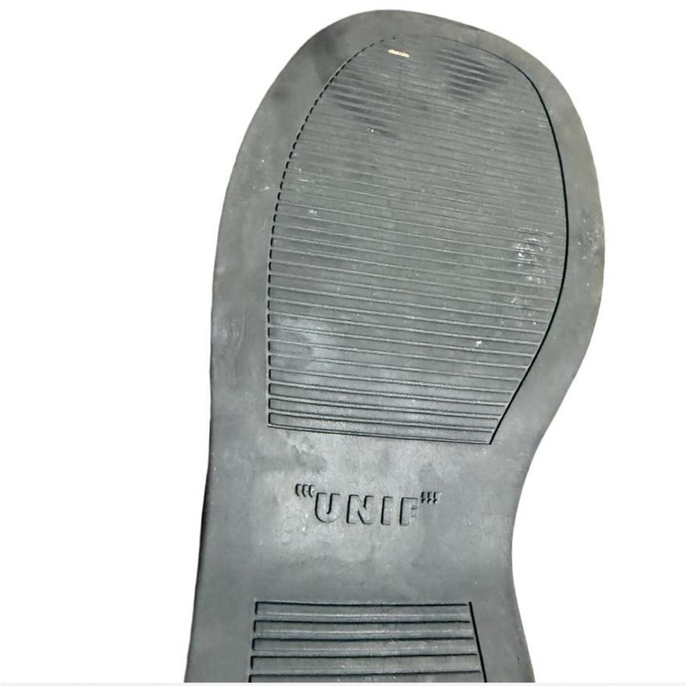 UNIF Joss Black Platform Ankle Boots - Picture 3 of 4
